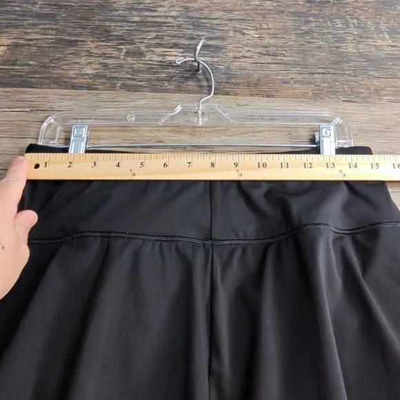 Athleta Black Layered Women's Skort - Picture 6 of 10